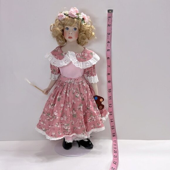 Paradise Galleries Amy From Little Women Porcelain Doll - Picture 3 of 4